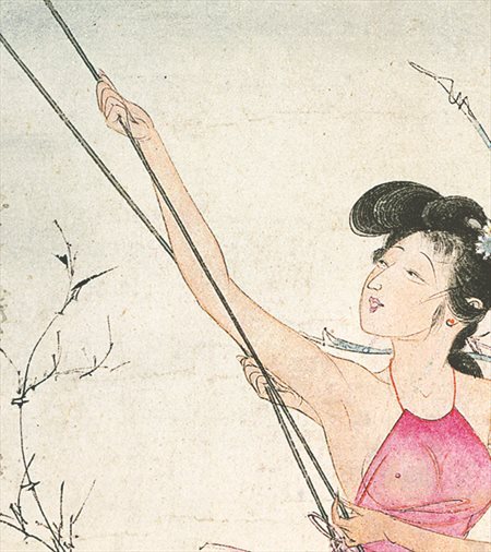 灵川县-胡也佛的仕女画和最知名的金瓶梅秘戏图